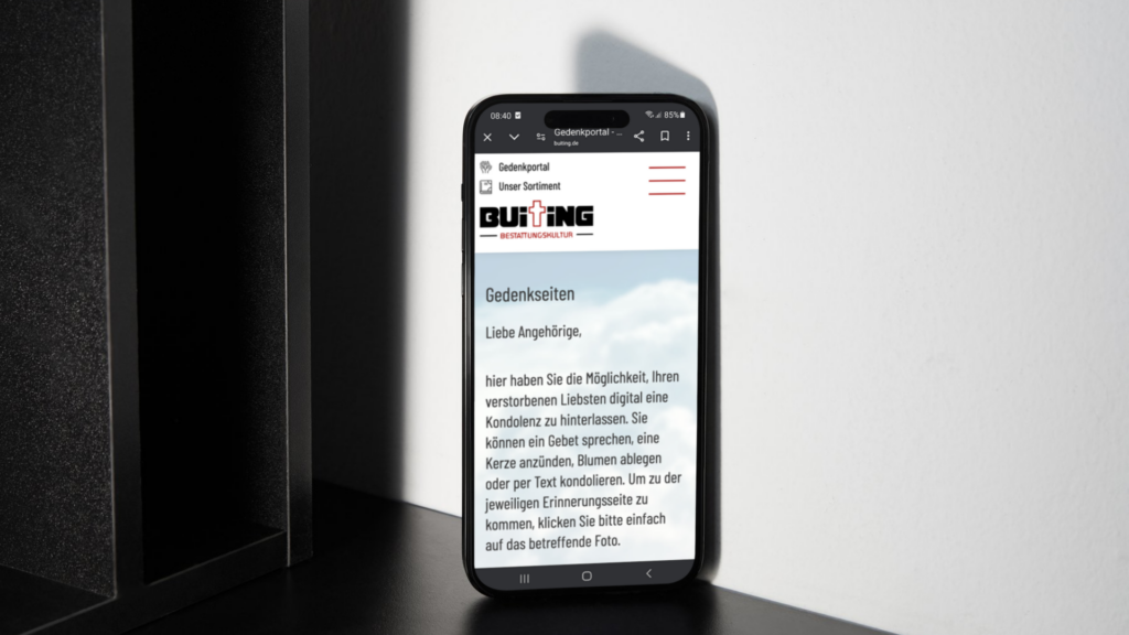 Gedenkportal Buiting Mobile