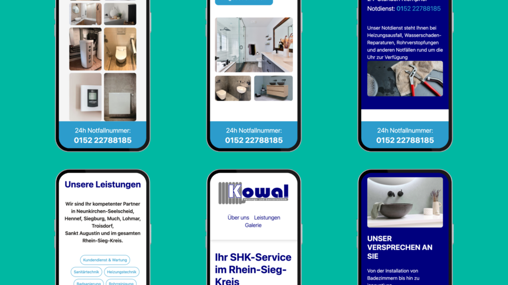 Kowal GmbH Website Mobile