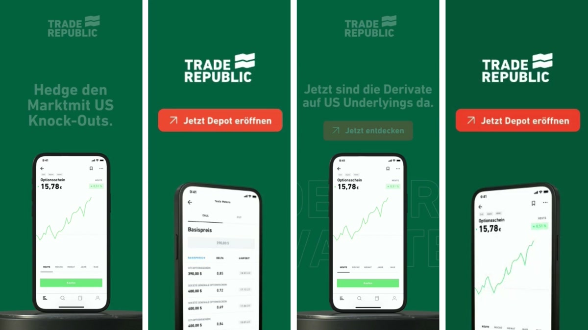 Trade Republic HTML5-Banner